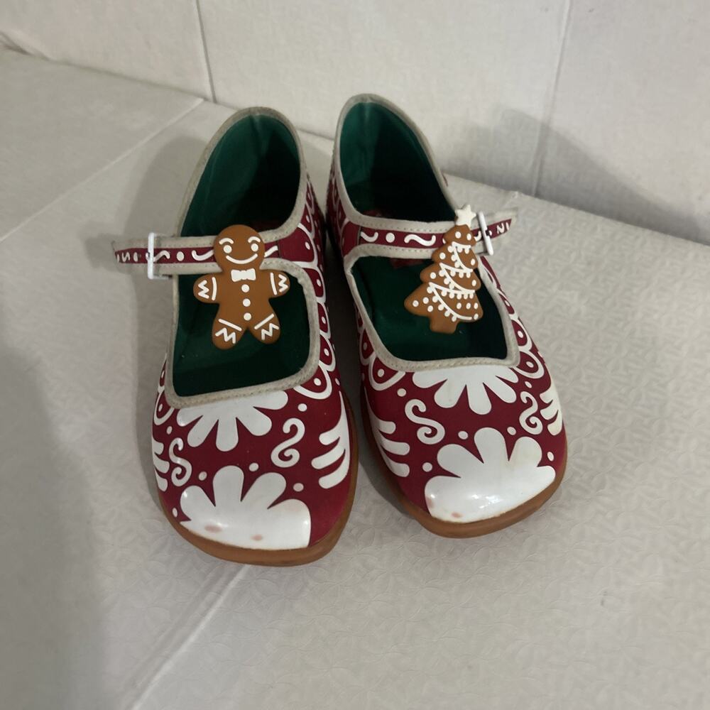 Rare Chocolaticas Ginger Bread Mary Jane flats by Hot Chocolate Design Size 7